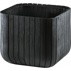 CURVER. Ghiveci imitatie lemn antracit CUBE PLANTER M CURVER. Ghiveci imitatie lemn antracit CUBE PLANTER M